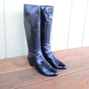 Salvatore Ferragamo leather boots